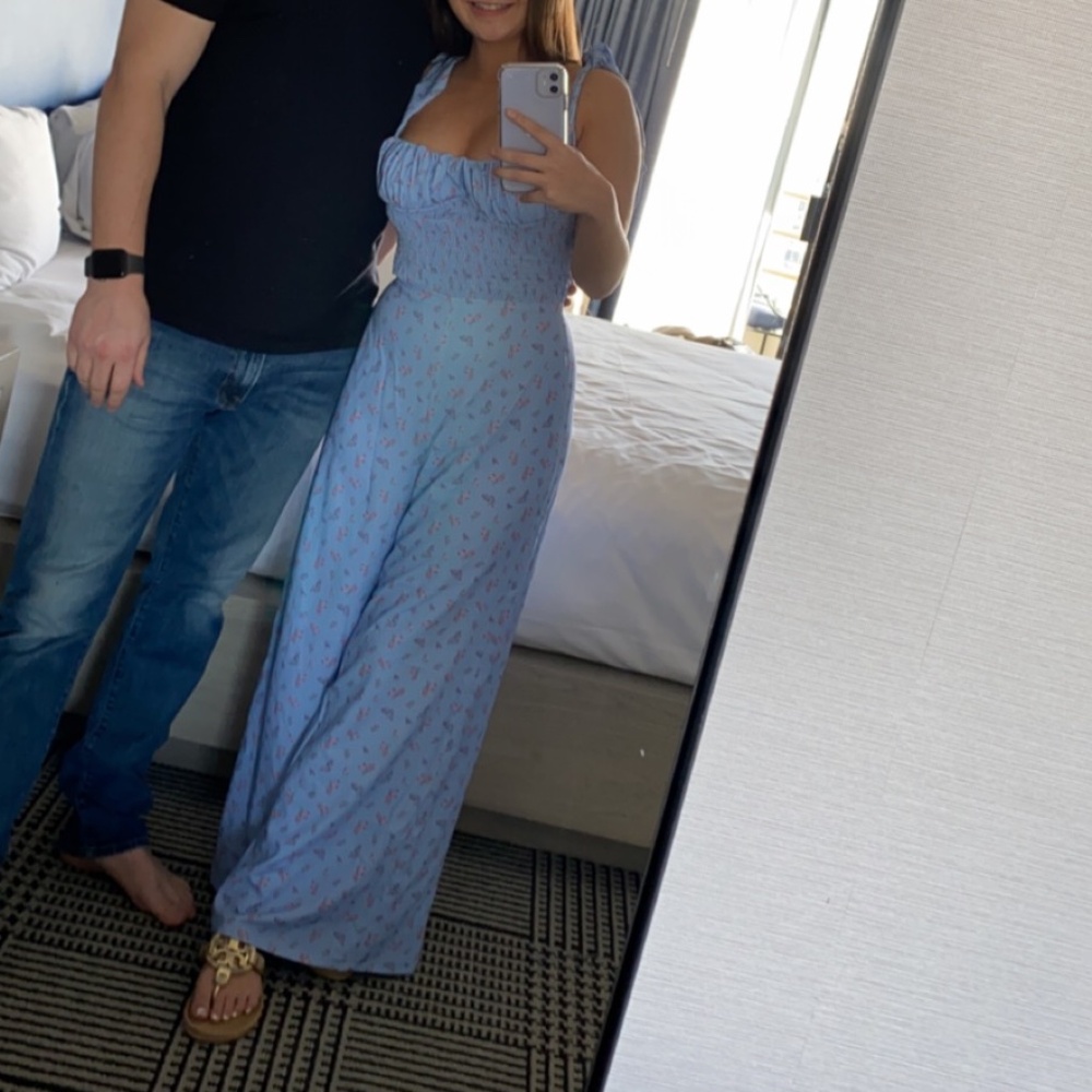 House of CB Floral Jumpsuit